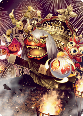 March of Reckless Joy Art Card [Kamigawa: Neon Dynasty Art Series] | Gear Gaming Fayetteville