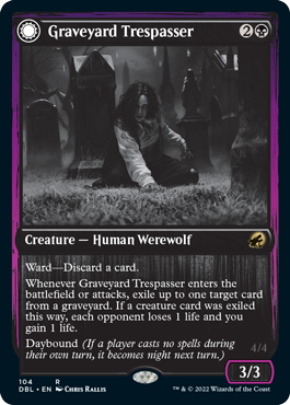 Graveyard Trespasser // Graveyard Glutton [Innistrad: Double Feature] | Gear Gaming Fayetteville