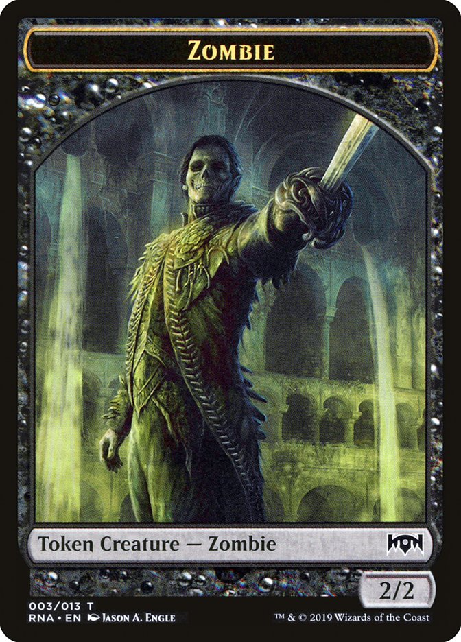 Zombie Token [Ravnica Allegiance Tokens] | Gear Gaming Fayetteville