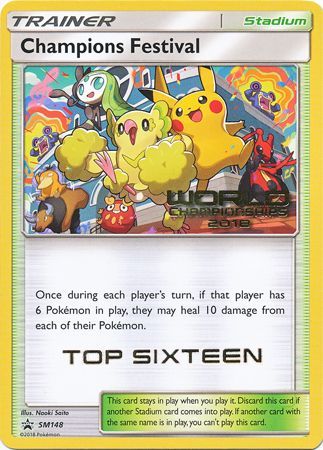 Champions Festival(SM148) (2018 Top Sixteen) [Sun & Moon: Black Star Promos] | Gear Gaming Fayetteville