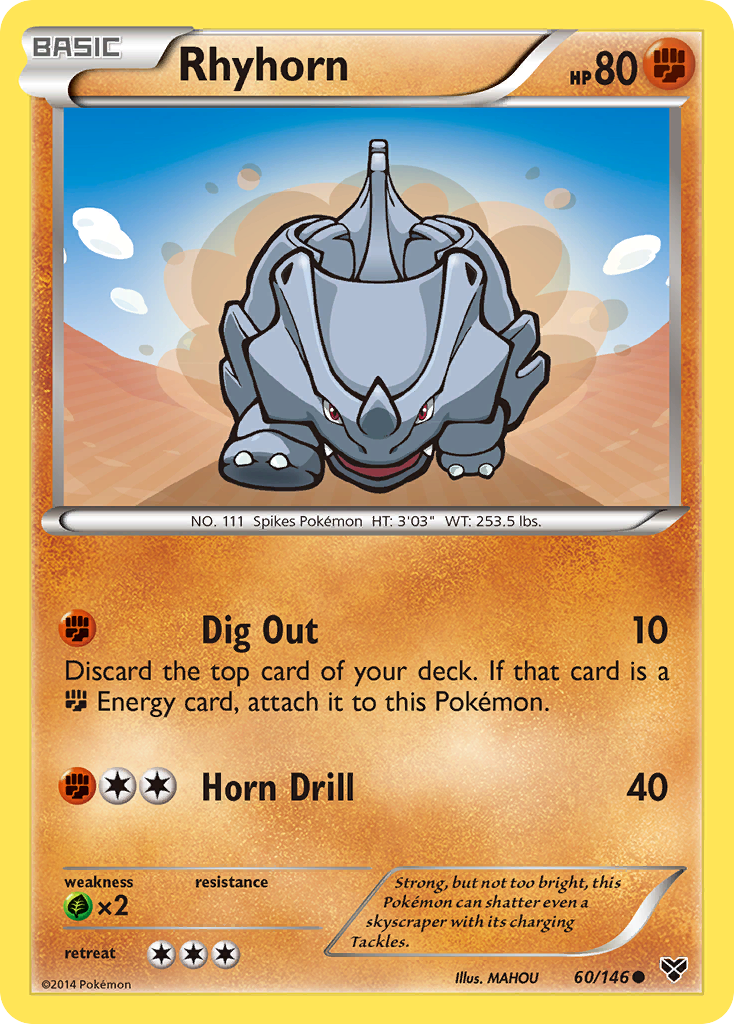 Rhyhorn (60/146) [XY: Base Set] | Gear Gaming Fayetteville