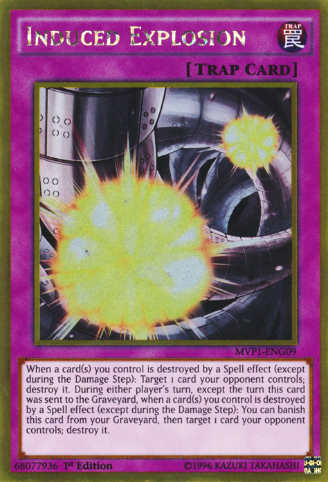Induced Explosion [MVP1-ENG09] Gold Rare | Gear Gaming Fayetteville