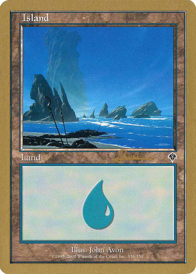 Island (ar336) (Antoine Ruel) [World Championship Decks 2001] | Gear Gaming Fayetteville