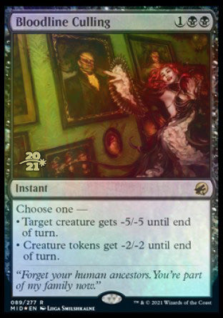 Bloodline Culling [Innistrad: Midnight Hunt Prerelease Promos] | Gear Gaming Fayetteville