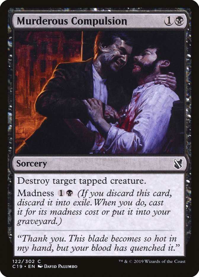 Murderous Compulsion [Commander 2019] | Gear Gaming Fayetteville