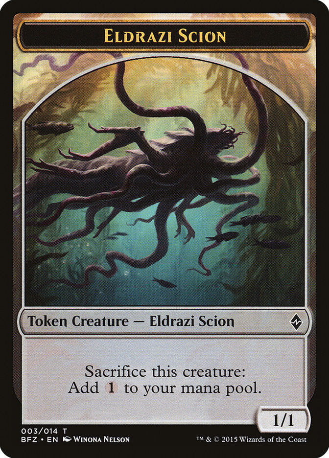 Eldrazi Scion Token (003/014) [Battle for Zendikar Tokens] | Gear Gaming Fayetteville