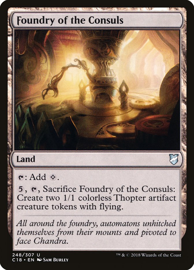 Foundry of the Consuls [Commander 2018] | Gear Gaming Fayetteville