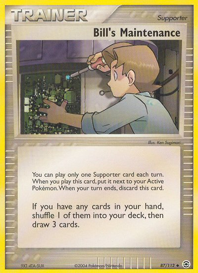 Bill's Maintenance (87/112) [EX: FireRed & LeafGreen] | Gear Gaming Fayetteville