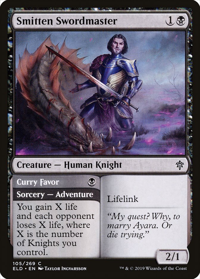 Smitten Swordmaster // Curry Favor [Throne of Eldraine] | Gear Gaming Fayetteville