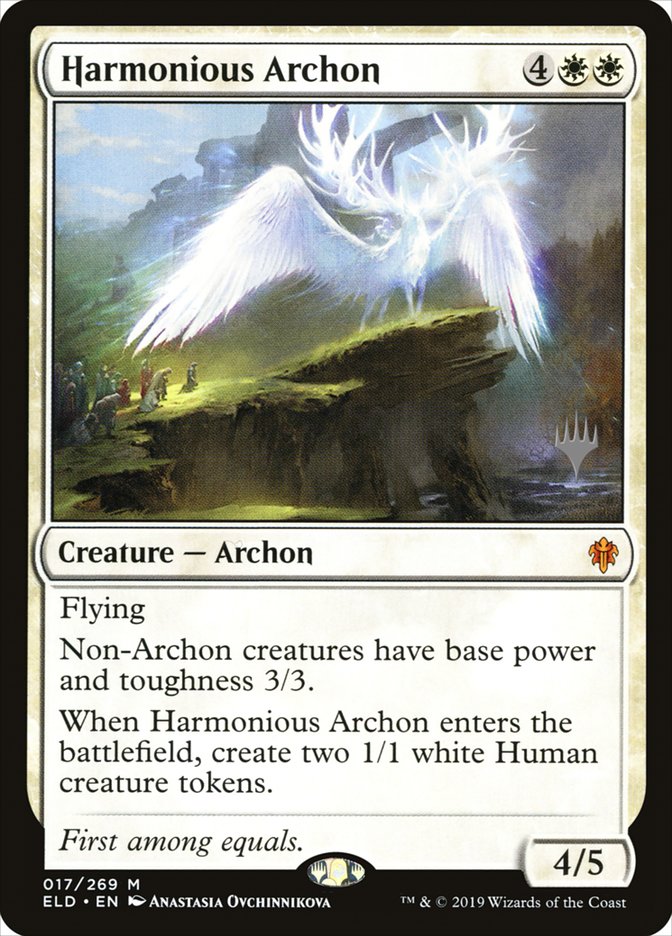 Harmonious Archon (Promo Pack) [Throne of Eldraine Promos] | Gear Gaming Fayetteville