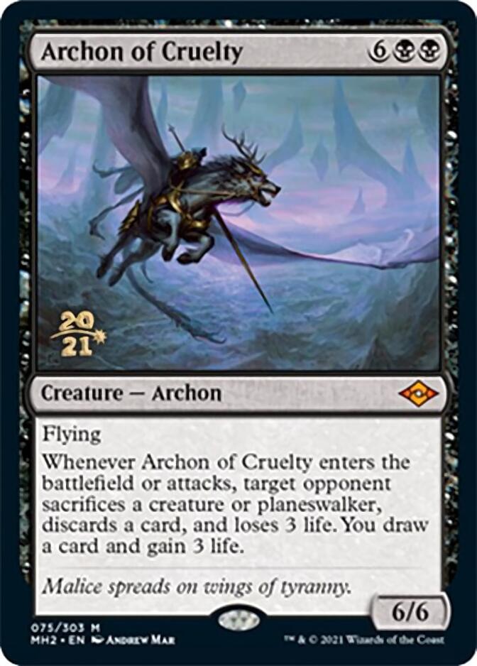 Archon of Cruelty [Modern Horizons 2 Prerelease Promos] | Gear Gaming Fayetteville