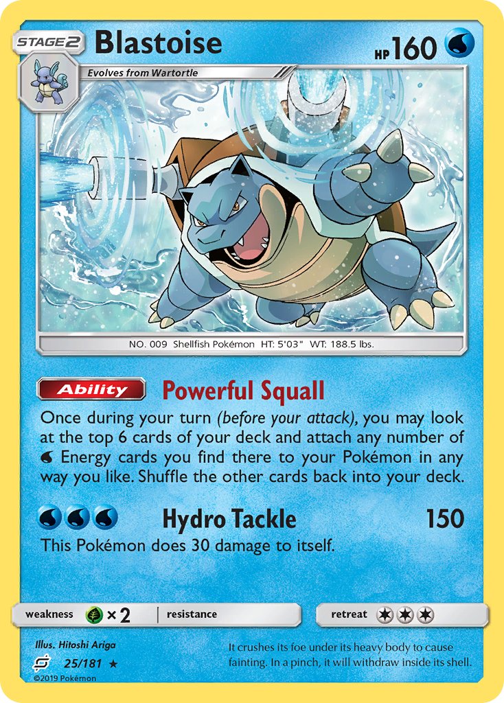 Blastoise (25/181) (Theme Deck Exclusive) [Sun & Moon: Team Up] | Gear Gaming Fayetteville