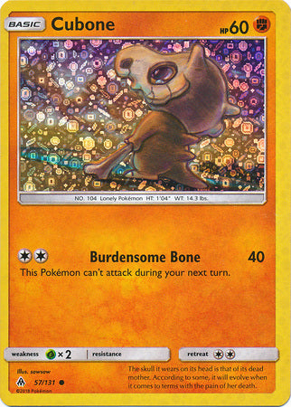 Cubone (57/131) (General Mills Promo) [Sun & Moon: Forbidden Light] | Gear Gaming Fayetteville