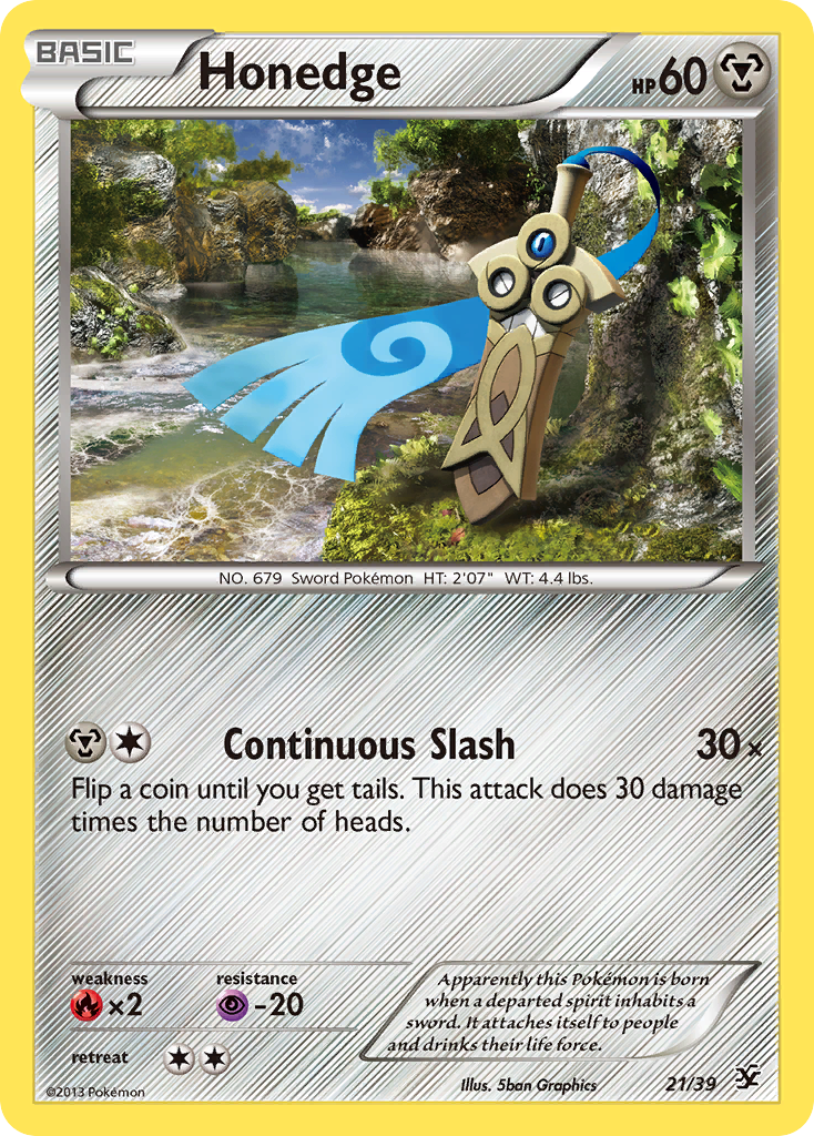 Honedge (21/39) [XY: Kalos Starter Set] | Gear Gaming Fayetteville