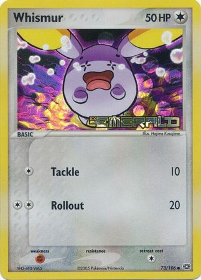 Whismur (73/106) (Stamped) [EX: Emerald] | Gear Gaming Fayetteville