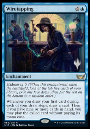 Wiretapping (Promo Pack) [Streets of New Capenna Promos] | Gear Gaming Fayetteville