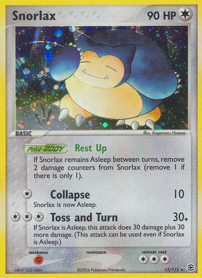 Snorlax (15/112) [EX: FireRed & LeafGreen] | Gear Gaming Fayetteville