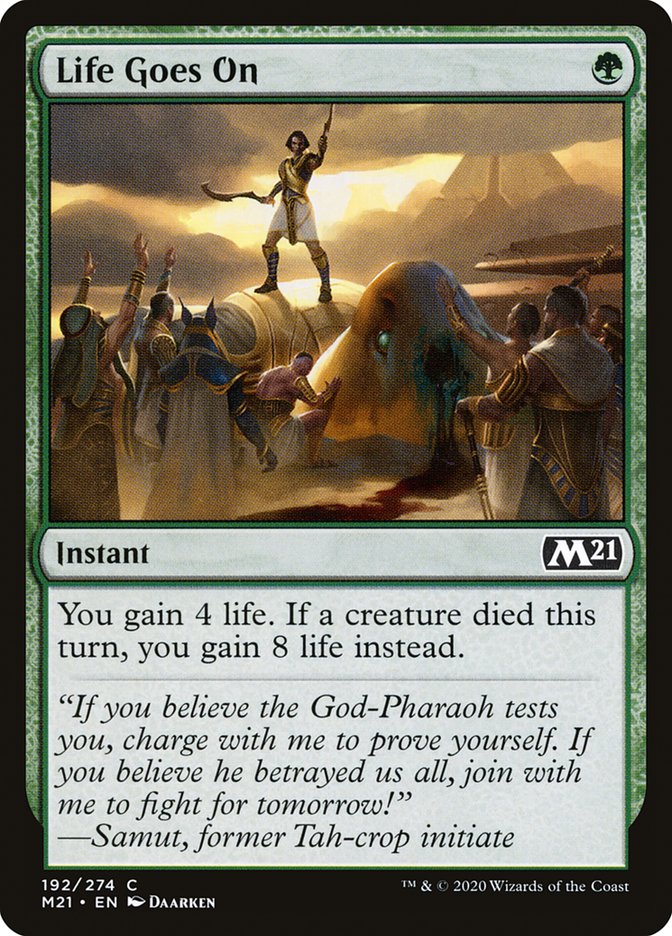 Life Goes On [Core Set 2021] | Gear Gaming Fayetteville