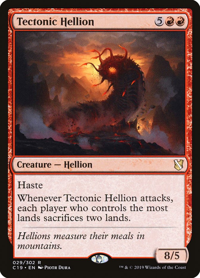 Tectonic Hellion [Commander 2019] | Gear Gaming Fayetteville