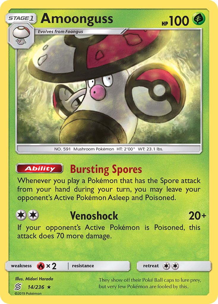 Amoonguss (14/236) [Sun & Moon: Unified Minds] | Gear Gaming Fayetteville