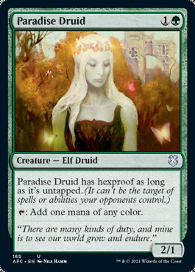 Paradise Druid [Dungeons & Dragons: Adventures in the Forgotten Realms Commander] | Gear Gaming Fayetteville