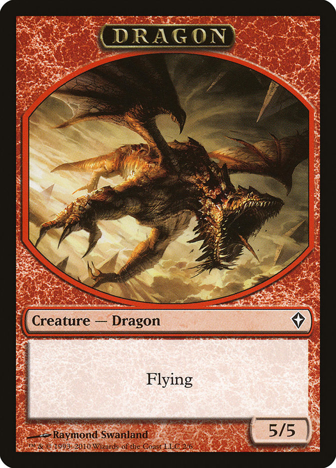 Dragon Token [Worldwake Tokens] | Gear Gaming Fayetteville