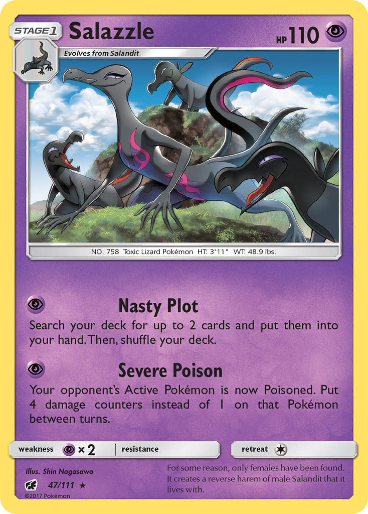 Salazzle (47/111) [Sun & Moon: Crimson Invasion] | Gear Gaming Fayetteville