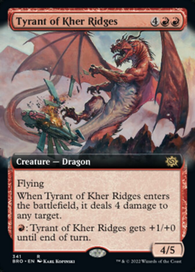 Tyrant of Kher Ridges (Extended Art) [The Brothers' War] | Gear Gaming Fayetteville