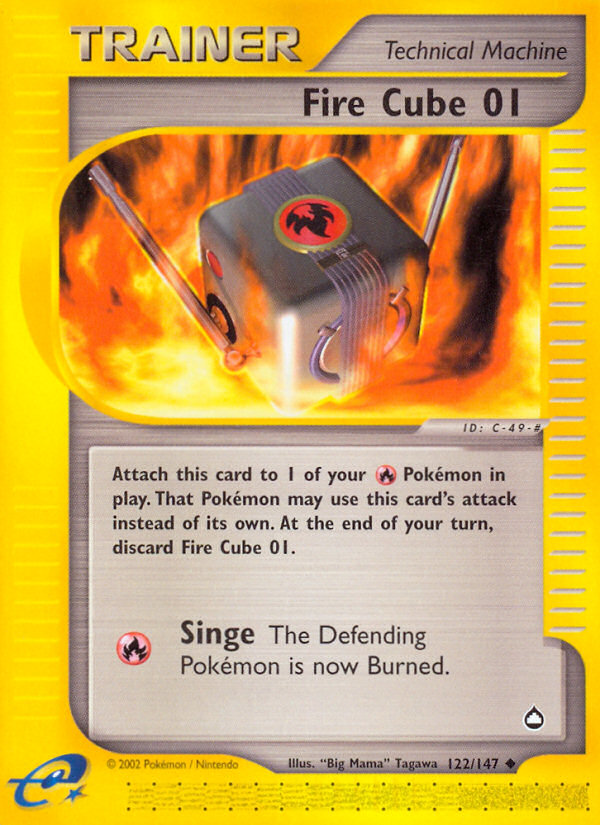 Fire Cube 01 (122/147) [Aquapolis] | Gear Gaming Fayetteville