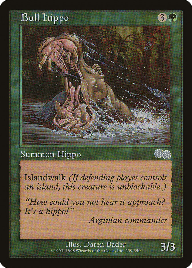 Bull Hippo [Urza's Saga] | Gear Gaming Fayetteville