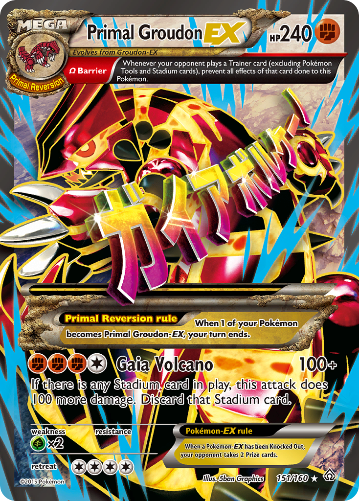 Primal Groudon EX (151/160) [XY: Primal Clash] | Gear Gaming Fayetteville