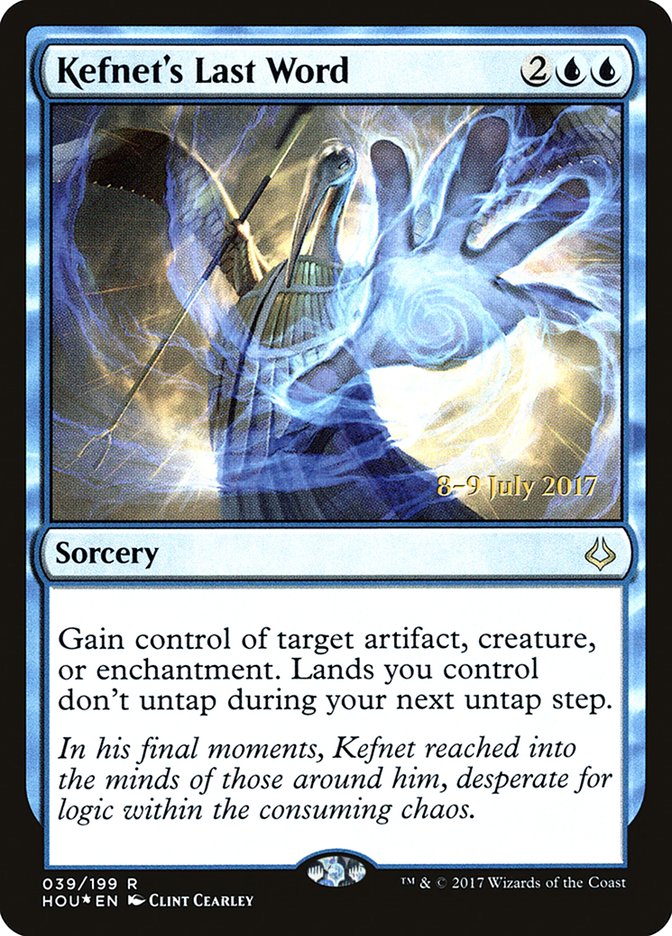 Kefnet's Last Word [Hour of Devastation Prerelease Promos] | Gear Gaming Fayetteville