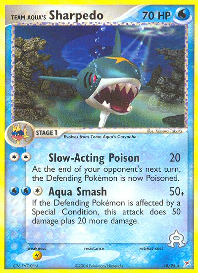 Team Aqua's Sharpedo (18/95) [EX: Team Magma vs Team Aqua] | Gear Gaming Fayetteville