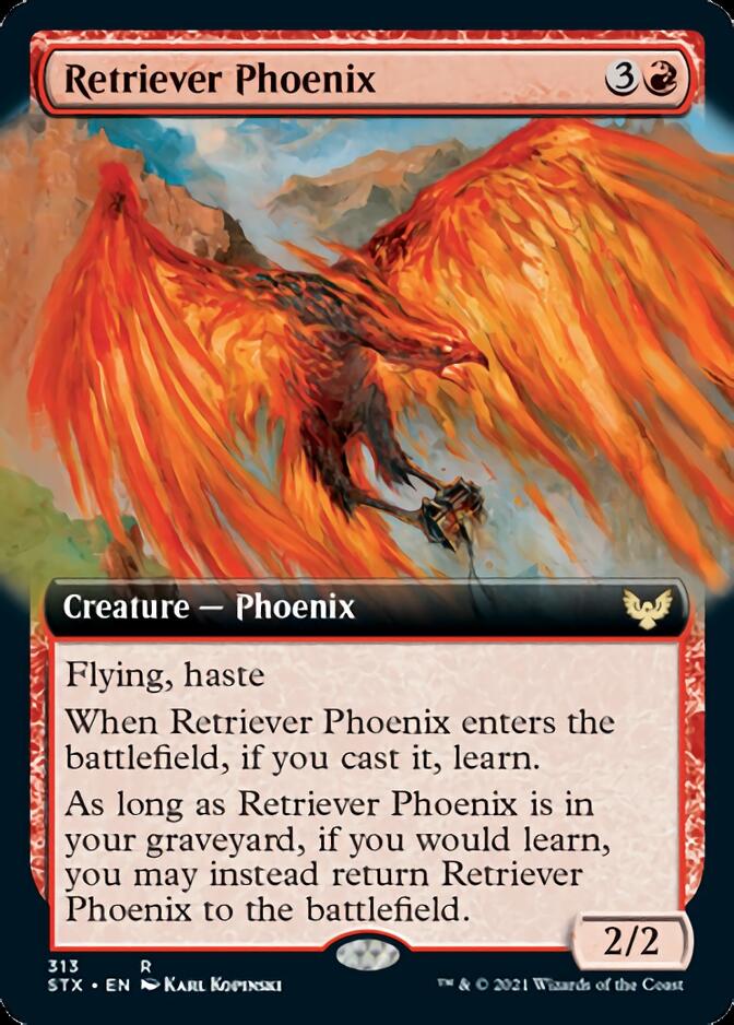 Retriever Phoenix (Extended Art) [Strixhaven: School of Mages] | Gear Gaming Fayetteville