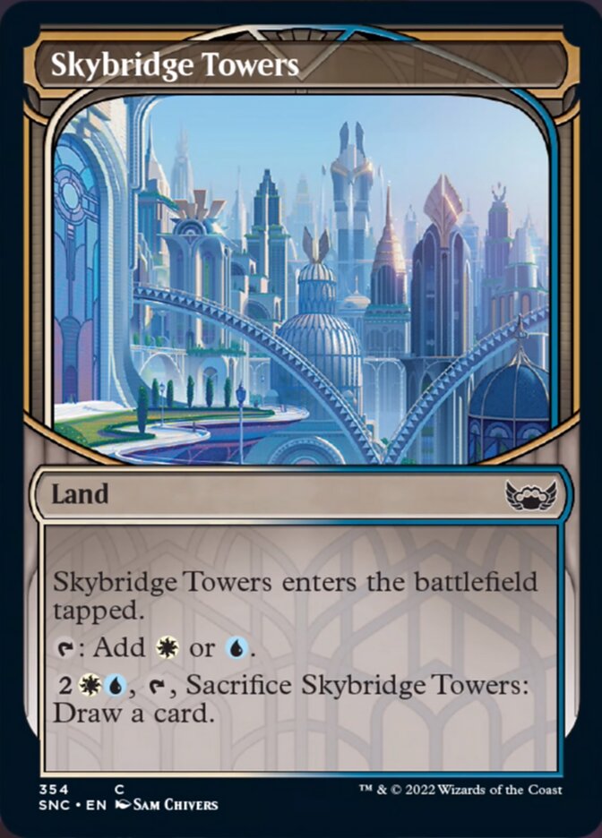 Skybridge Towers (Showcase Skyscraper) [Streets of New Capenna] | Gear Gaming Fayetteville