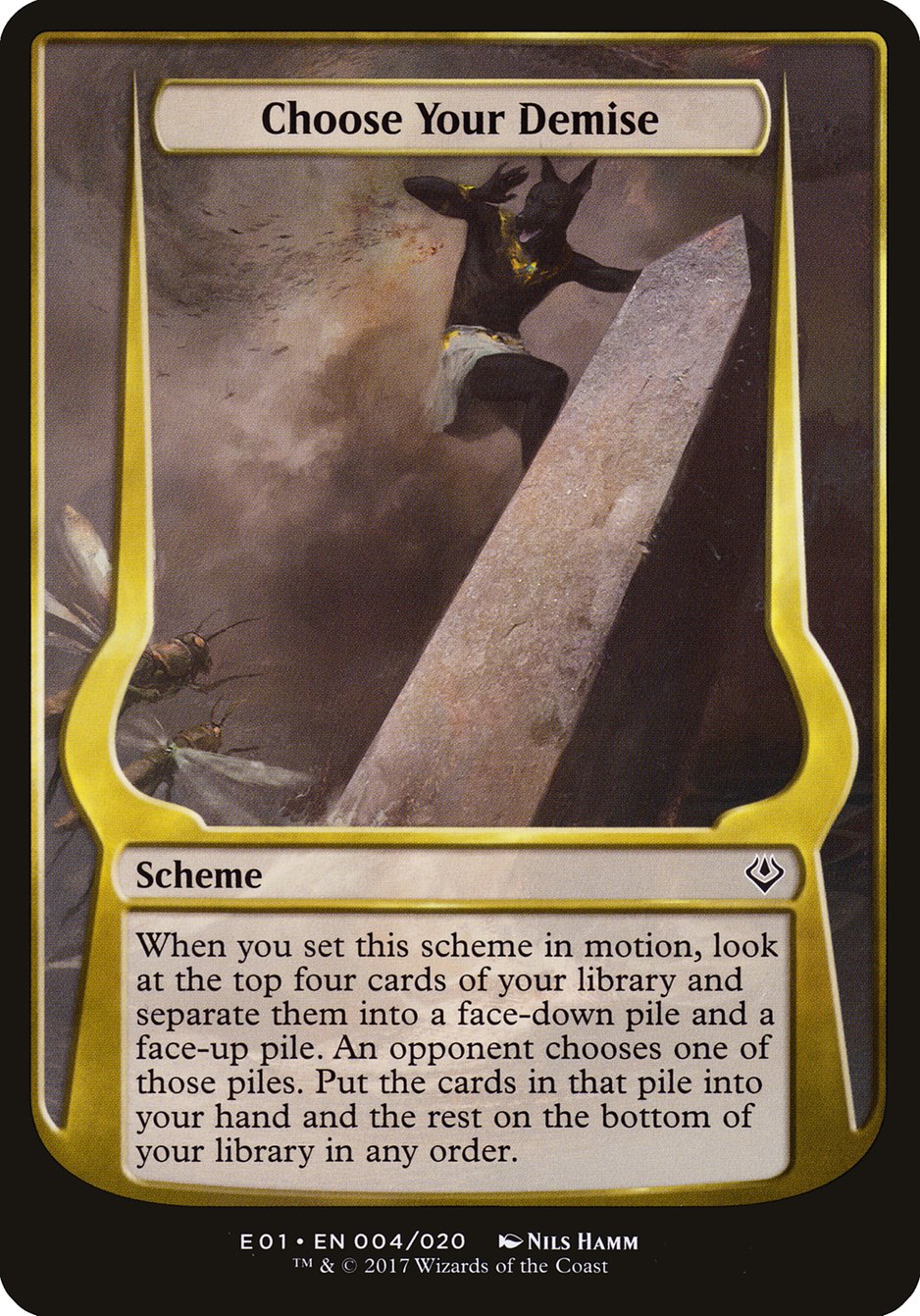 Choose Your Demise (Schemes) [Archenemy: Nicol Bolas Schemes] | Gear Gaming Fayetteville