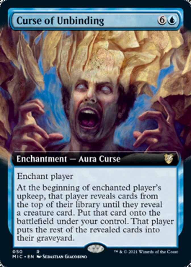 Curse of Unbinding (Extended Art) [Innistrad: Midnight Hunt Commander] | Gear Gaming Fayetteville