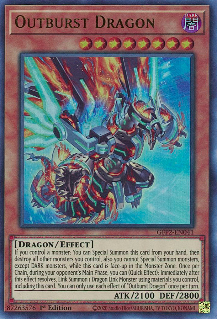 Outburst Dragon [GFP2-EN041] Ultra Rare | Gear Gaming Fayetteville