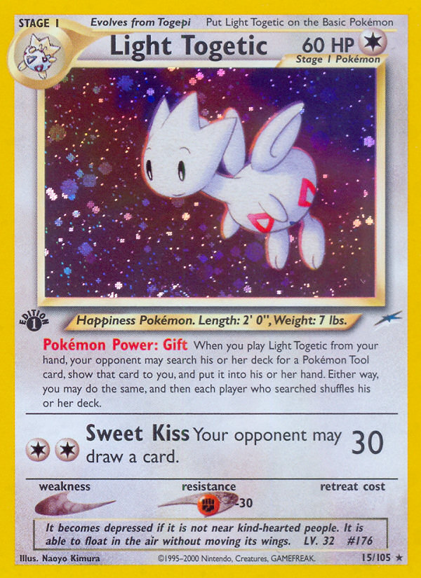 Light Togetic (15/105) [Neo Destiny 1st Edition] | Gear Gaming Fayetteville
