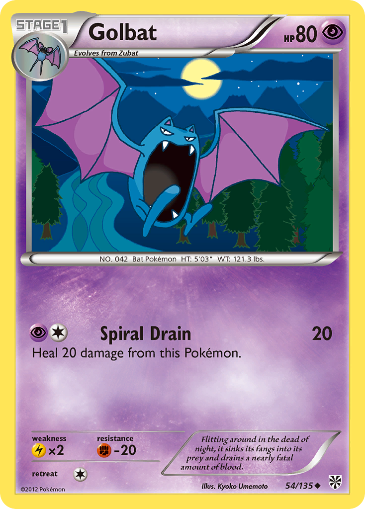 Golbat (54/135) [Black & White: Plasma Storm] | Gear Gaming Fayetteville