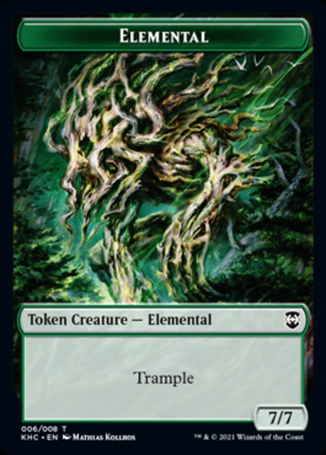 Elemental Token [Kaldheim Commander Tokens] | Gear Gaming Fayetteville