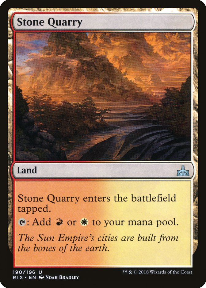 Stone Quarry [Rivals of Ixalan] | Gear Gaming Fayetteville