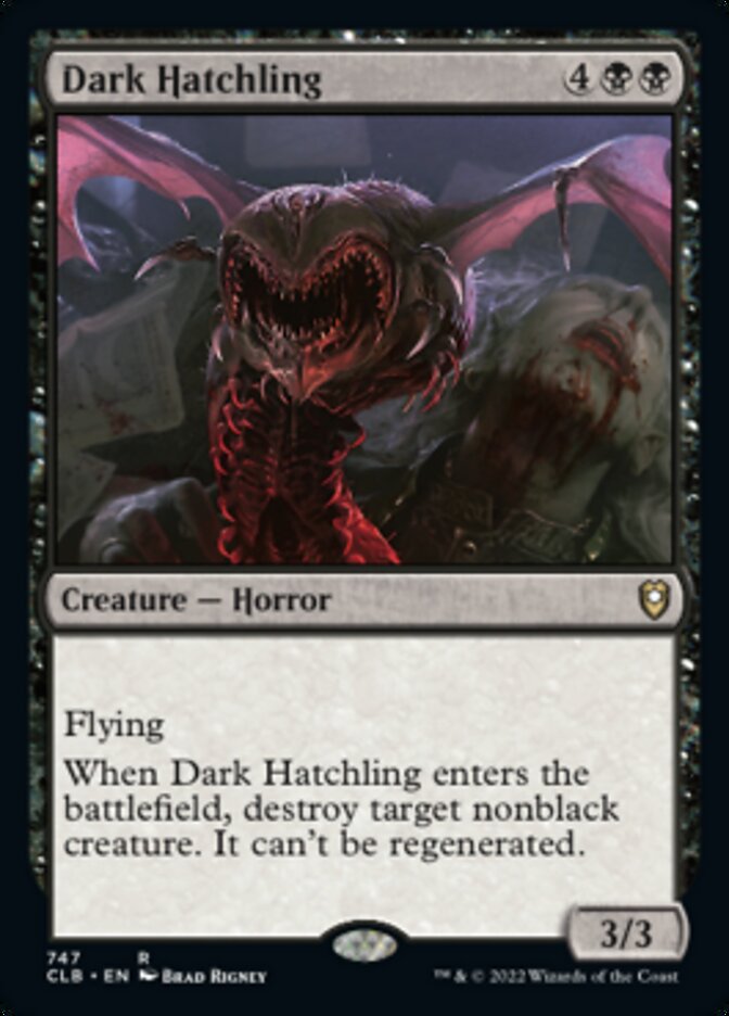 Dark Hatchling [Commander Legends: Battle for Baldur's Gate] | Gear Gaming Fayetteville