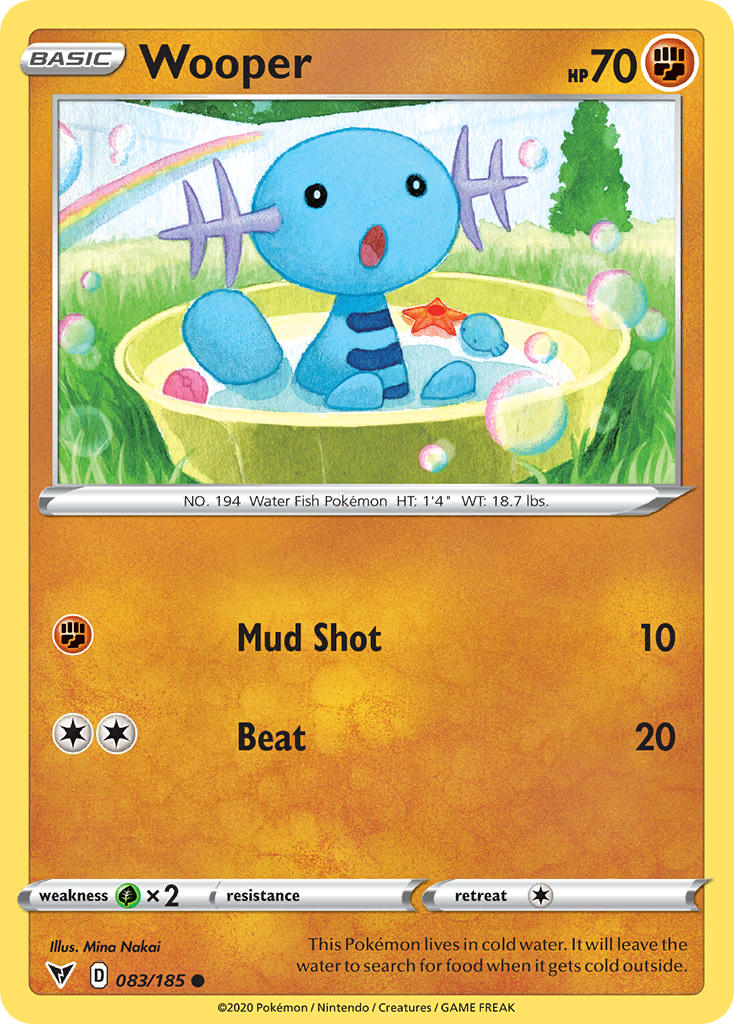 Wooper (083/185) [Sword & Shield: Vivid Voltage] | Gear Gaming Fayetteville