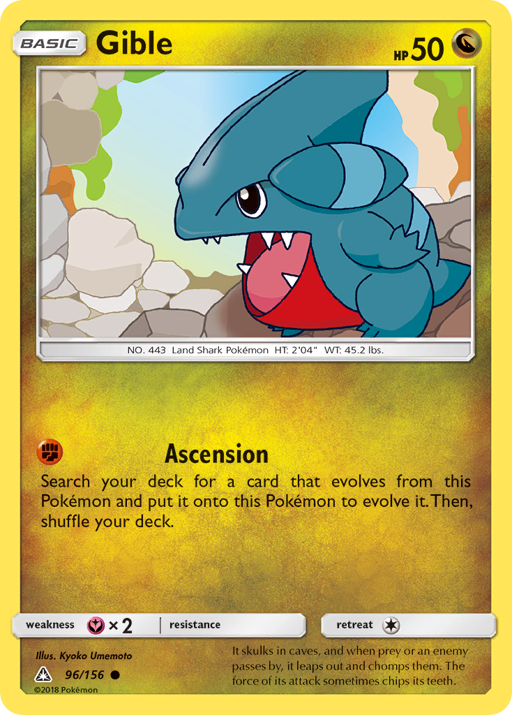 Gible (96/156) [Sun & Moon: Ultra Prism] | Gear Gaming Fayetteville