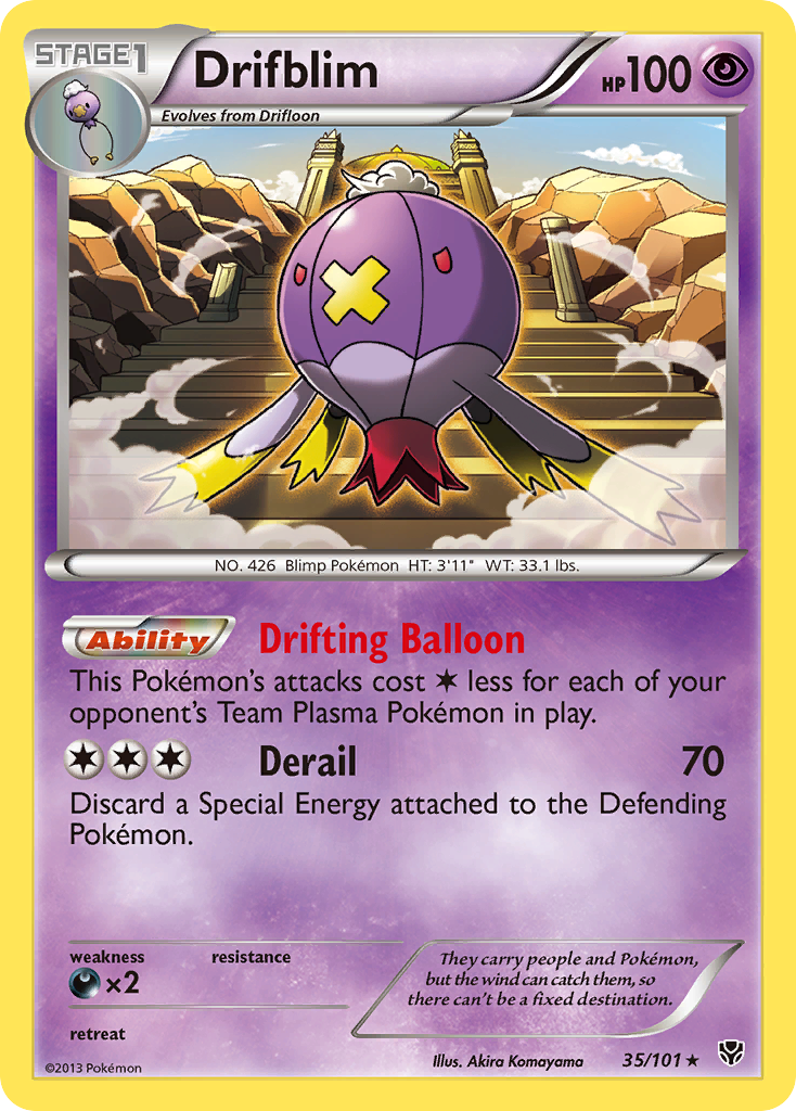 Drifblim (35/101) [Black & White: Plasma Blast] | Gear Gaming Fayetteville