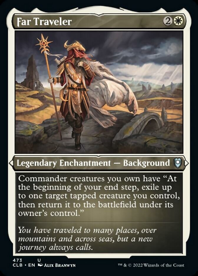 Far Traveler (Foil Etched) [Commander Legends: Battle for Baldur's Gate] | Gear Gaming Fayetteville