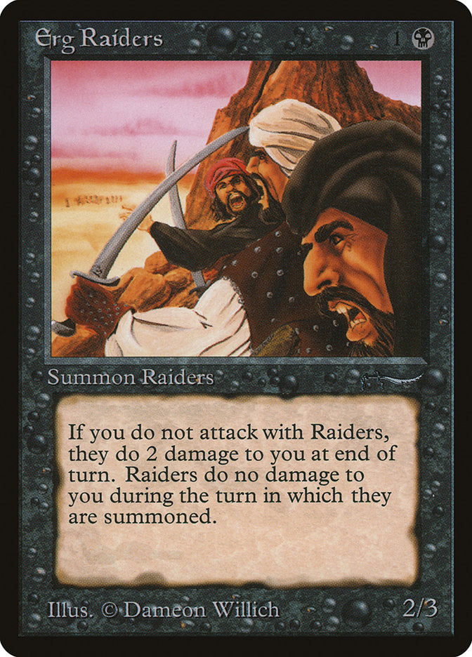 Erg Raiders (Dark Mana Cost) [Arabian Nights] | Gear Gaming Fayetteville