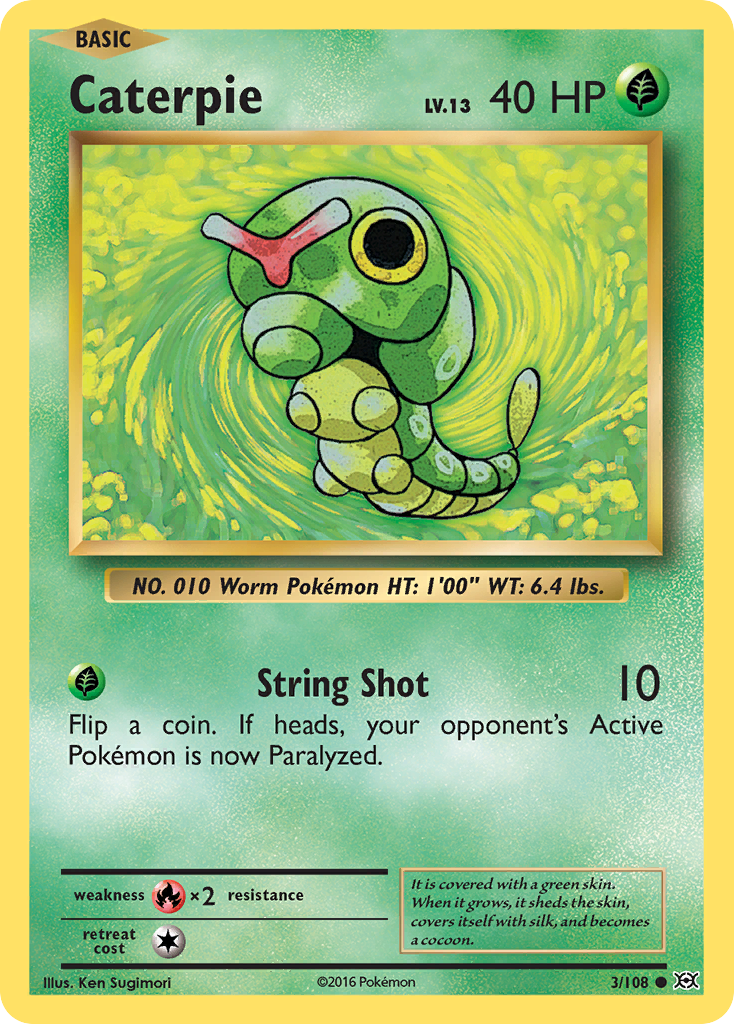 Caterpie (3/108) [XY: Evolutions] | Gear Gaming Fayetteville