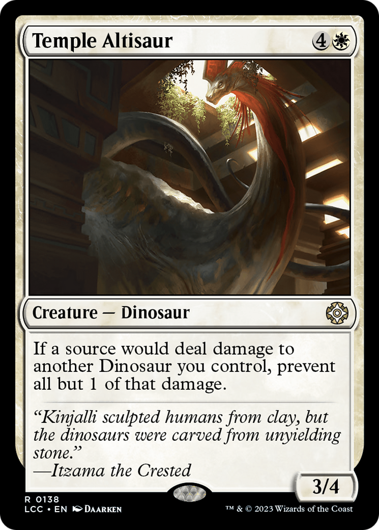 Temple Altisaur [The Lost Caverns of Ixalan Commander] | Gear Gaming Fayetteville